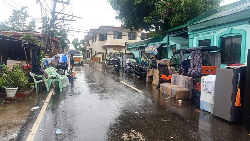 KITAEN| Sitwasyon iti kalsada a sakopen ti Brgy. 2 Amianance, Vigan City kalpasasan ti Bagyong Egay