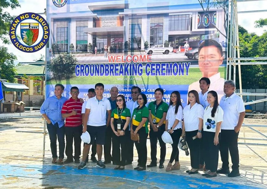 KITAEN| Naaramid iti Groundbreaking Ceremony iti mabangon a Legislative Building ti ili ti Cabugao.