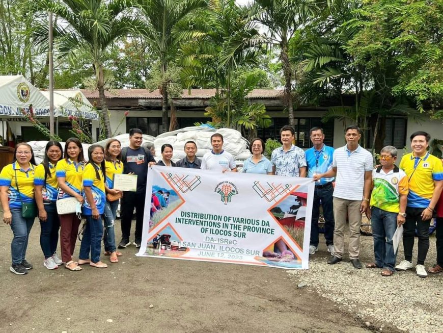 KITAEN|Dagiti mannalon ti Primero Distrito ti Ilocos Sur ti nabenepisyaran manen ti proyekto ni Congressman Ronald Singson ken ti Department of Agriculture.