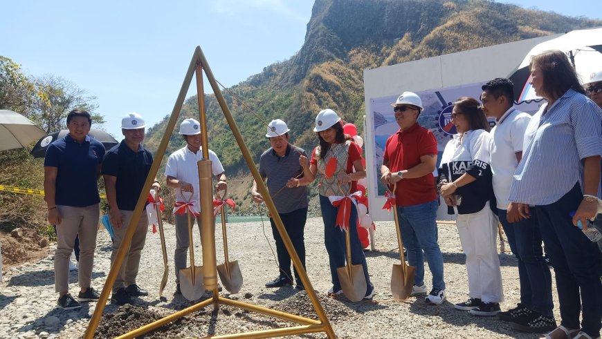 KITAEN| Indauloan ni Senator Imee Marcos ti ribbon-cutting ken groundbreaking ceremony ti maar-aramid a Bantay, Ilocos Sur- San Quintin, Langiden (Abra) road. 